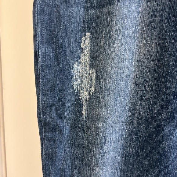 Kit from the Kloth distressed boyfriend jeans blue sz 14 - Picture 3 of 7